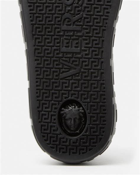 versace collection croc trainers